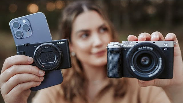 Sony A7C vs ZV-1 II vs iPhone 14 Pro Max