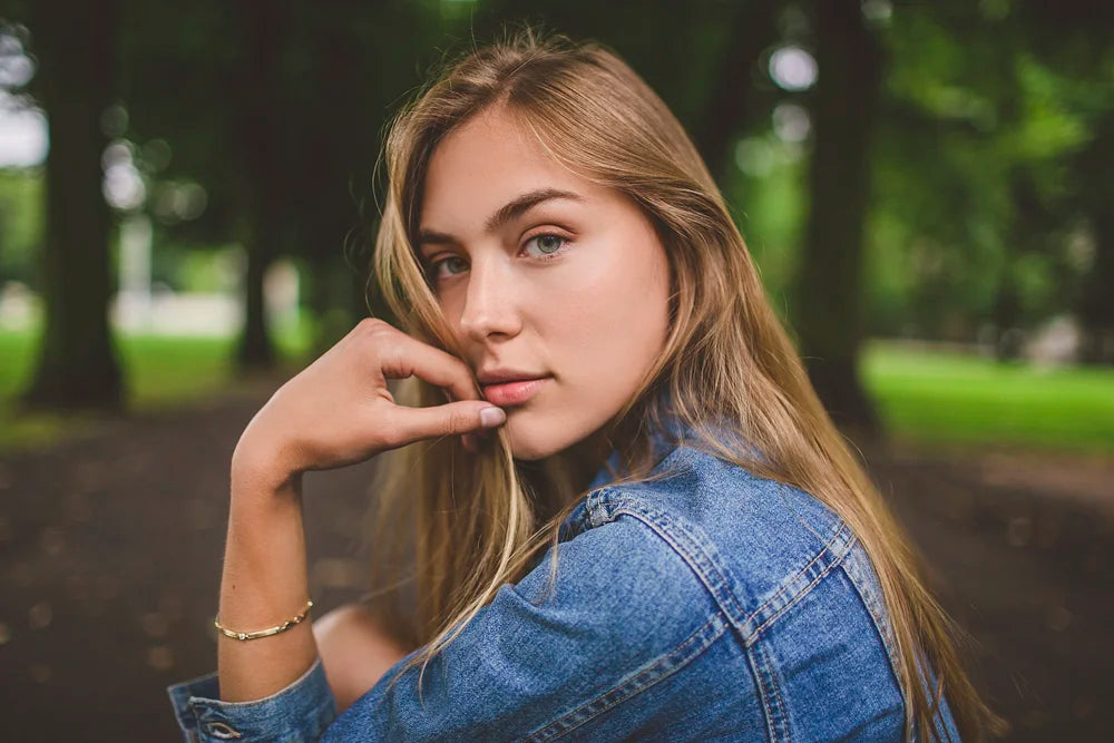 Natural portrait in a park from the Flutter shoot in Poznan, Poland, photo 1