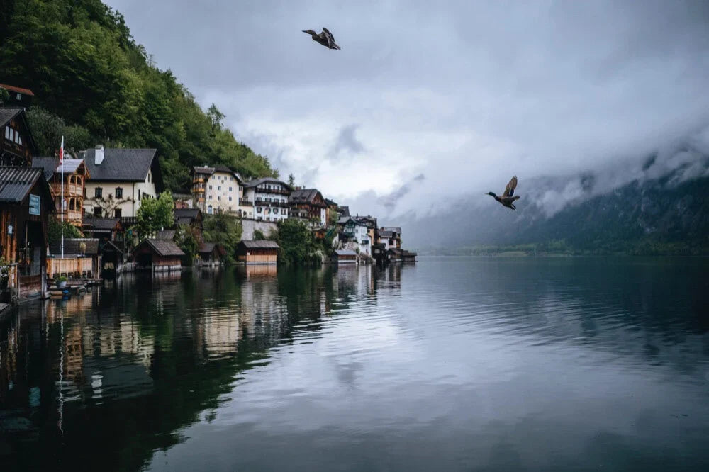 Travel photo in Hallstatt, Austria shot on a 35mm or 28mm lens, photo 1