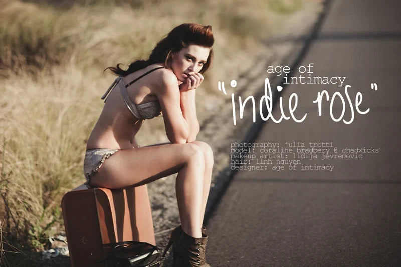 Fashion campaign photo for Age of Intimacy's Indie Rose, photo 1