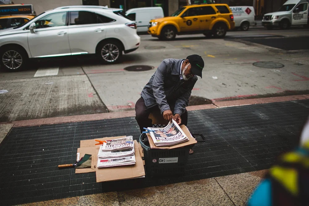 Street photo of people in New York City, photo 1