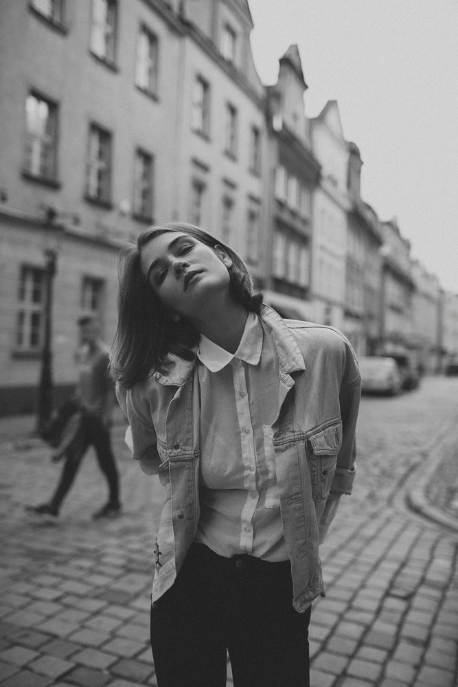 Urban street portrait in Poznan, Poland from the Primrose shoot, photo 1