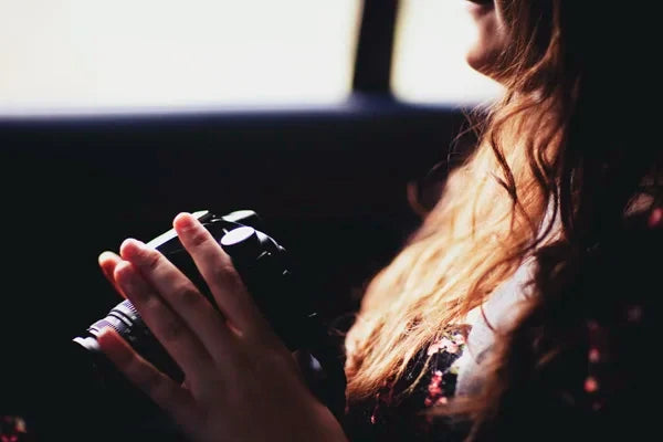 Roadtrip photo with my sister and an old Pentax camera, photo 1