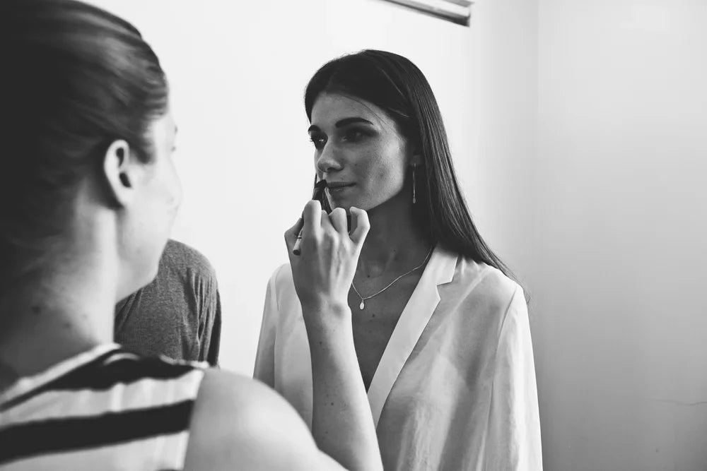 Behind the scenes photo from a jewellery campaign shoot, photo 1