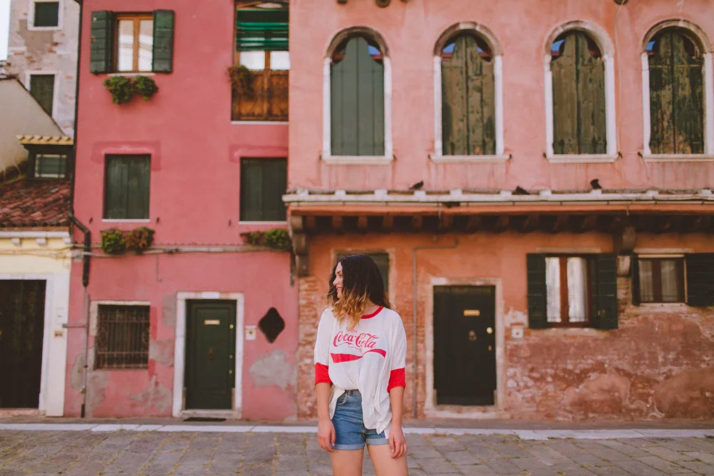 Portrait and travel photo in Venice, Italy, photo 1