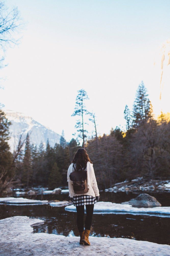 Travel photo of Yosemite Falls at sunrise in Yosemite National Park, photo 1